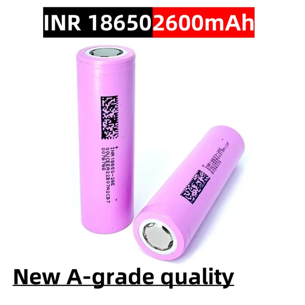 Factory Direct Brand A Grade INR 18650-26E Battery 3.7V 2600mAh Rechargeable Lithium Ion Battery 18650 Bulk Sales
