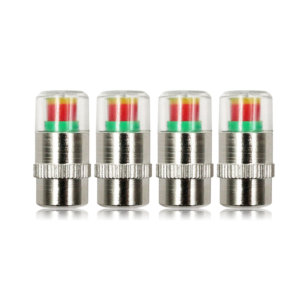 Bandenspanningsindicator Bandenspanningsmonitor Ventieldop Bandenspanningsmeter Indicator Band Waarschuwing Externe Klepdetectie