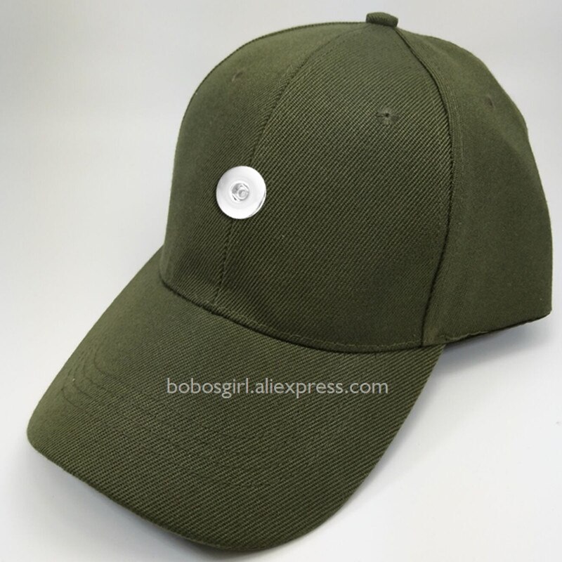 Multicolor sport Baseball 18mm przystawki przycisk czapki DIY biżuteria kapelusze TW206