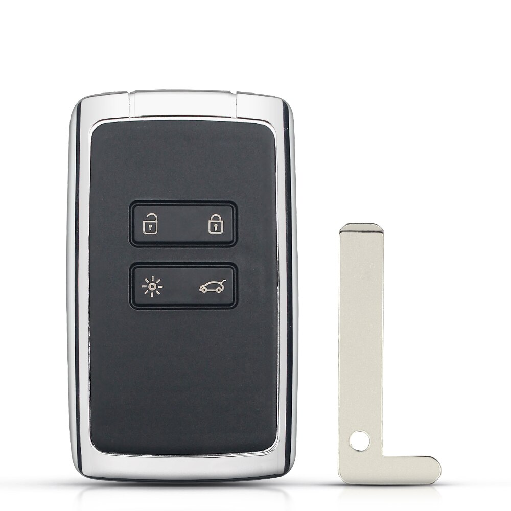 Keyyou Voor Renault Megane 4 Koleos Talisman 5 Espace 5 Kadjar 4 Knoppen Auto Keyless Entry Slimme Afstandsbediening Sleutel Shell case Fob