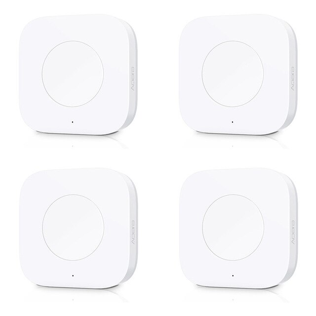 Aqara Smart Draadloze Schakelaar Slimme Afstandsbediening Een Sleutel Controle Aqara Intelligente Toepassing Home Security App Controle: 4pcs standard