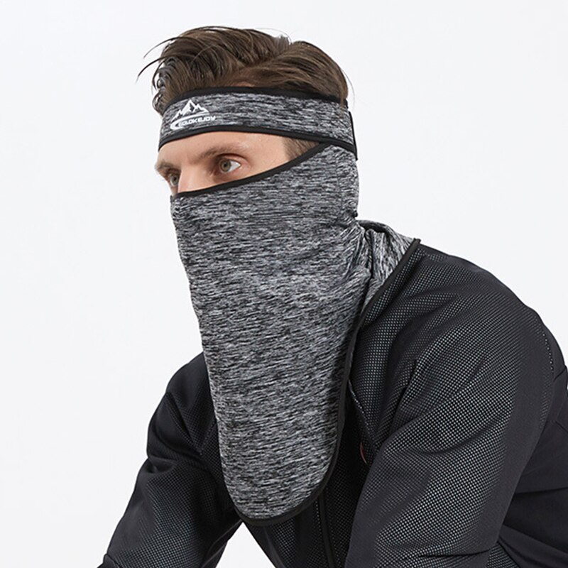 Sun Protection Antifog Cycling Face Mask Ice Silk Headgear Full Face Mask Summer Men Scarf Motorcycle Fishing Running Sport Mask
