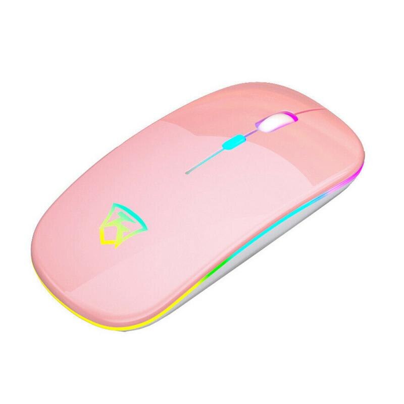 Stille LED hinterleuchtet Mäbenutzen USB Optische Ergonomische Spielen Maus Wiederaufladbare Maus kabellos PC Computer Maus Gamer Maus Für Laptop