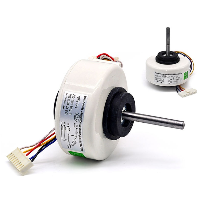 Moteur asynchrone monophasé de YDKS-15-4 15W 0.18A 4P pour la climatisation d'intérieur de médias