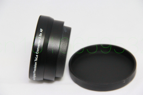 Objetivo teleobjetivo de 49mm 2.0x para cámara Digital DSLR 49 2,0 negro