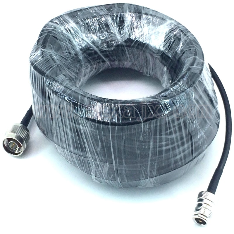 Câble d'antenne pour Yagi/panel pour l'extérieur, connecteur N mâle-N femelle RG58, longueur 50cm-20m
