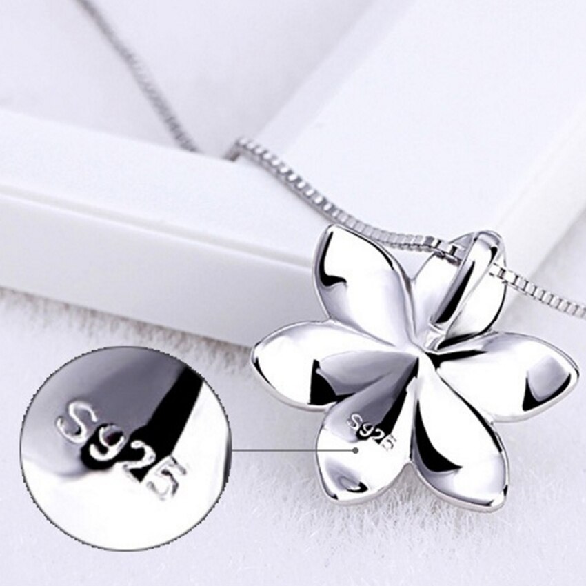 Nehzy 925 Sterling Zilveren Vrouw Sieraden Ketting Hanger Hanger Bloemen Zonnebloem Zoete Prinses Mooie 8Mm