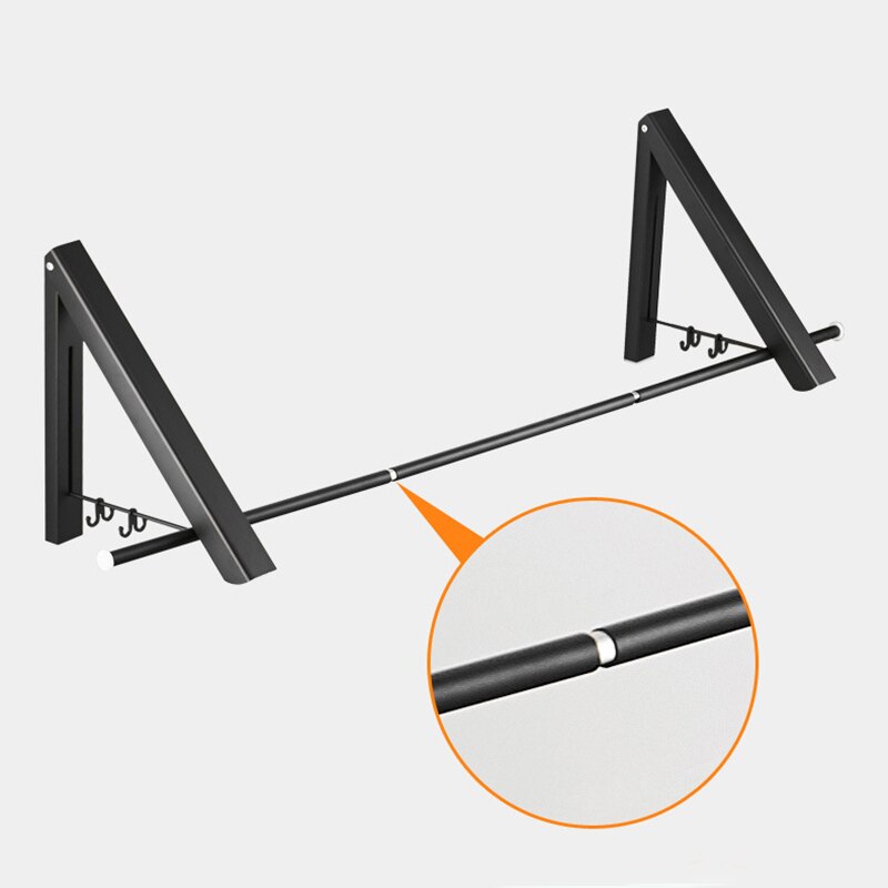 Folding Clothes Hanger Foldable Multifunction Wall Mounted Clothes Rail Drying Rack FAS6