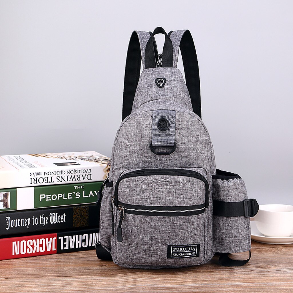 Hommes poitrine sacs taille Pack nouveaux hommes Oxford tissu poitrine sac sauvage petit sac poches sac à bandoulière