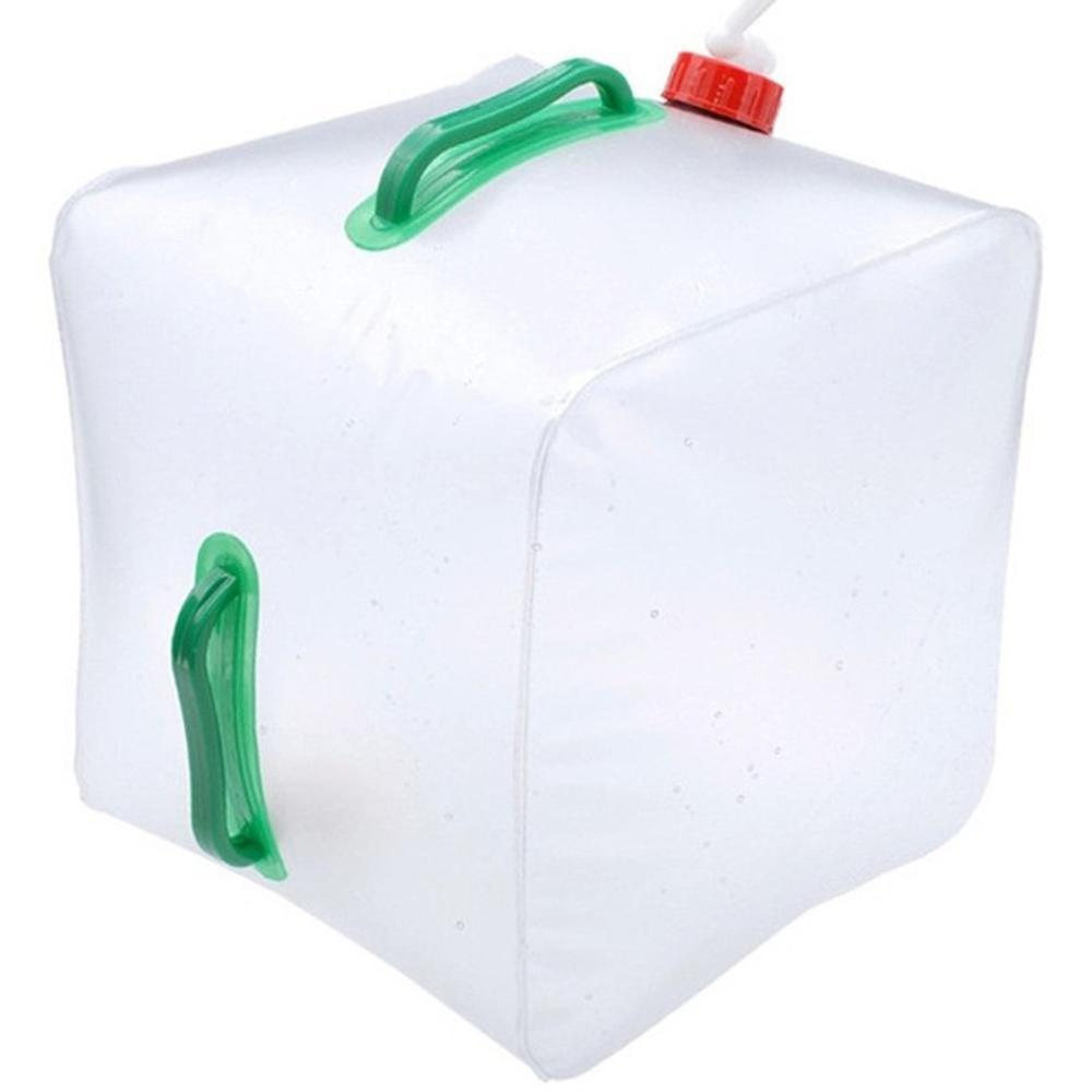 20L Duurzaam PVC Grote Opvouwbare Drinkwater Zak Opvouwbare Water Carrier Container Fles Voor Outdoor Kamp Picknick
