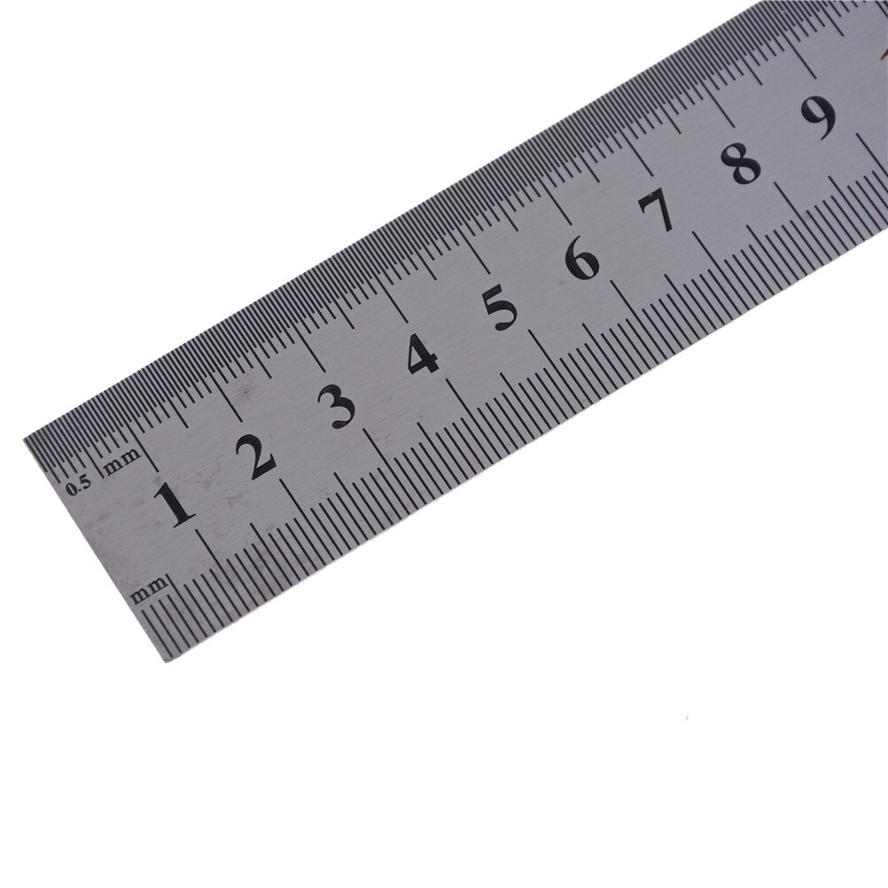 50cm 20inch Stainless Steel Metal Straight Ruler Precision Double Sided Rulers