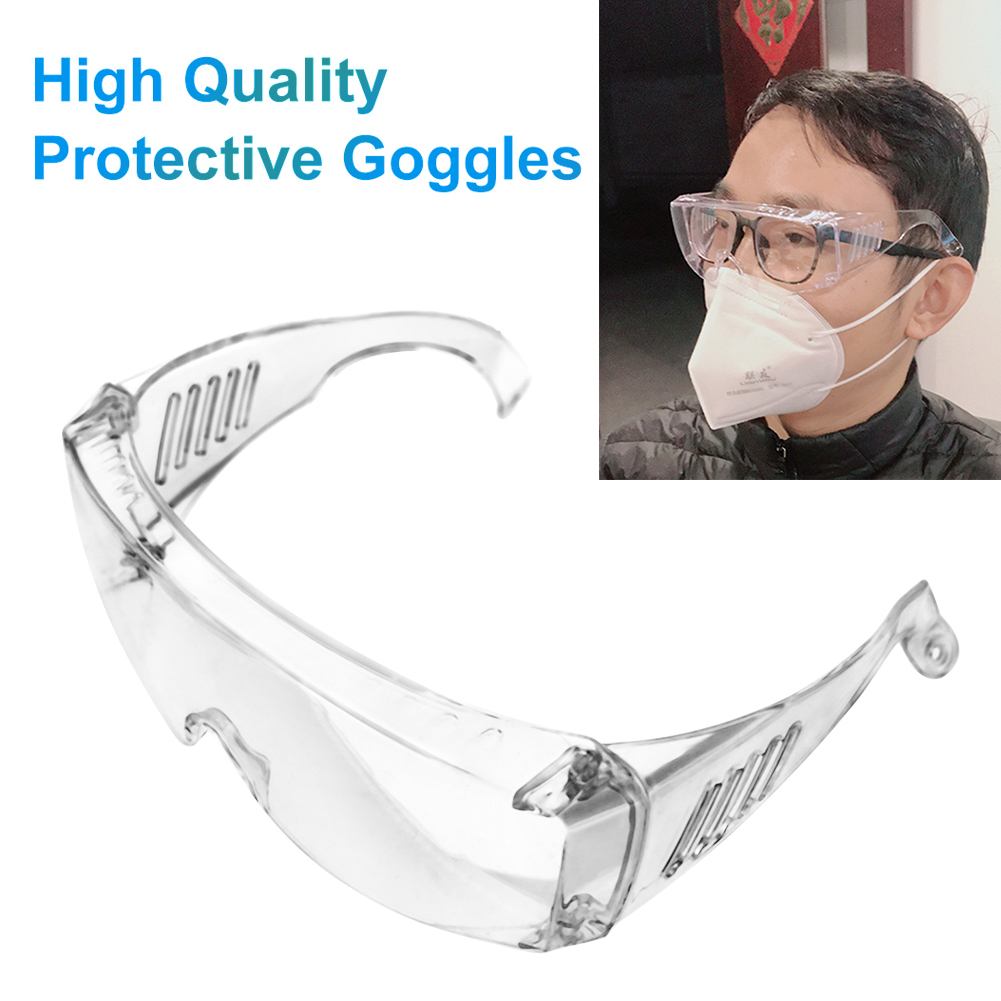 Unisex Anti-Impact Anti chemical splash Goggle Glasses Safety Goggles Economy Clear Dust-proof Anti-Fog Lens Eye Protection