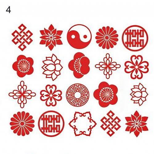 10 stuks chinese drakenpatroon karakters nail art sticker decal manicure decoratie nagelaccessoires: 4