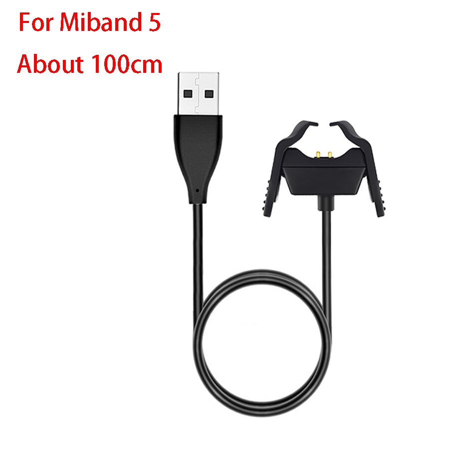Câble adaptateur de chargeur pour Xiaomi Mi Band 5 6, Clip de chargement, câble USB magnétique: 100cm Clip for Mi5