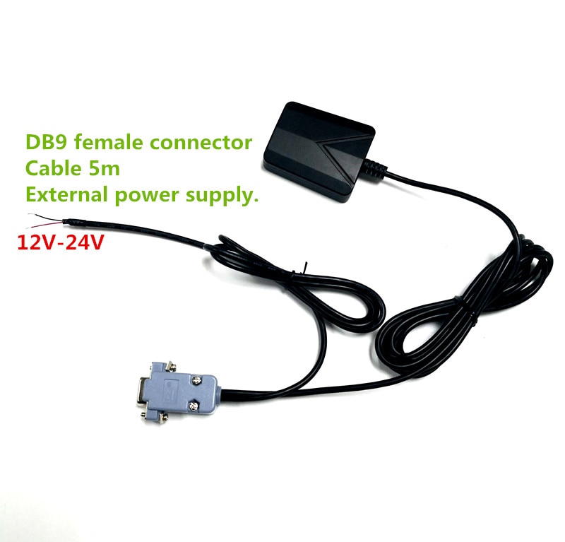 12 v-24 v 4800 baudrate Industriële DB9 Vrouwelijke 5 m RS232 protocol, voeding RS-232 GNSS GPS glonass ontvanger Module NMEA0183