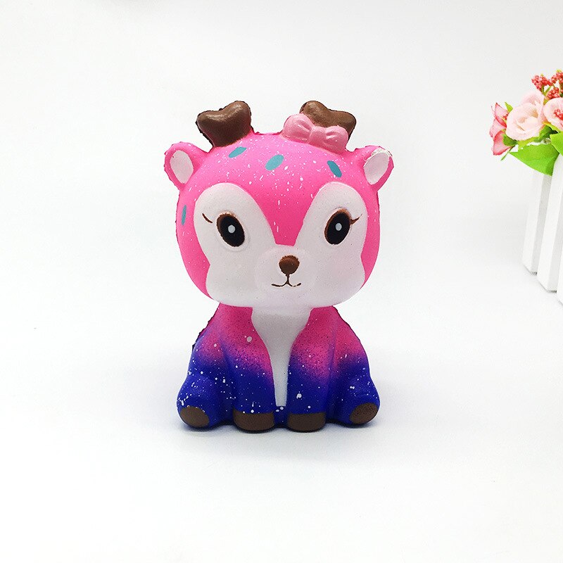 Starry herten trage rebound squishy sika herten trage rebound pu simulatie dier schuim decompressie speelgoed: 3