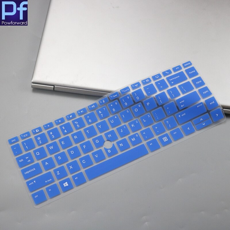 Ordinateur portable 14 pouces clavier housse de protection peau pour Hp Elitebook Elitebook 745 G5 / 840 G5 / 840 G6 avec Trackpoint trou: blue