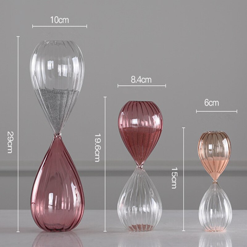 Kleurrijke Zand Klok Zandloper 10/30/60 Minuten Zandloper Timer Home Decoratieve Items Kunst Cadeaus Voor kids 18