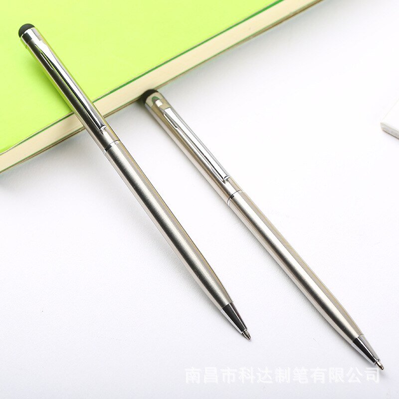 1.0mm Multi-color Metal Small Gaoshi Ballpoint Pen Touch Screen Capacitive Pen 142mm Pen For Students Writing
