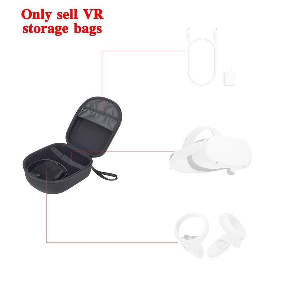 VR Storage Bag For Oculus Quest 2 VR Travel Carrying Case Headset Controller Box Hard Cover Protective Pouch Bag