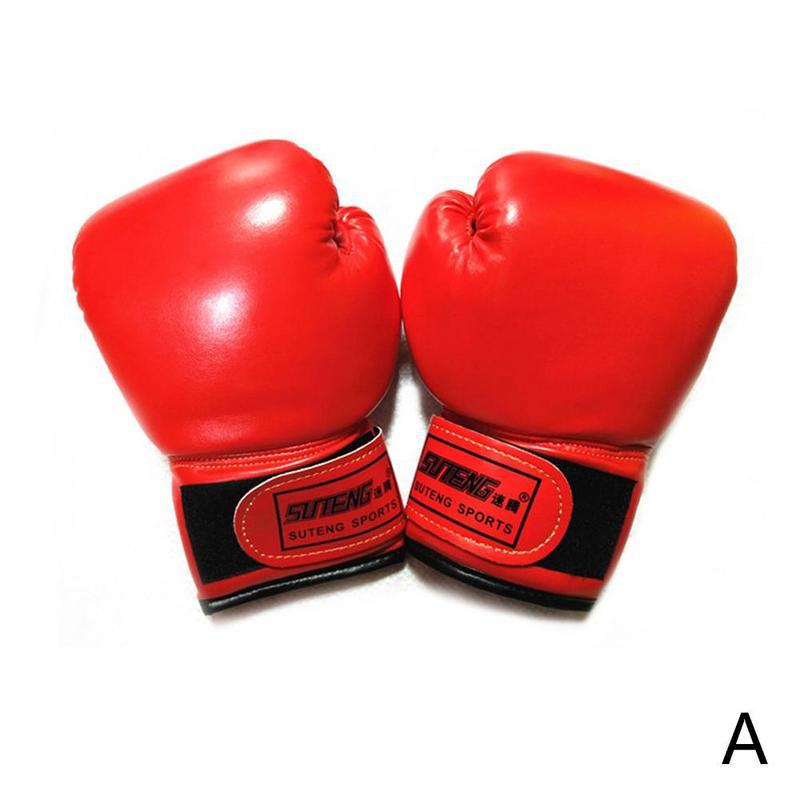 1Pair Pearlescent Solid Color Children Boxing Gloves Sanda Fight Punching Bag Gloves Sponge Foam Molding Liner Boxing Gloves: A