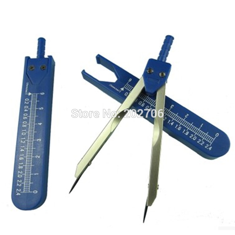 Herramienta de medición de calibradores EKG, divisor de electrocardiograma duradero para enfermería (11,5 cm/4,5 pulgadas), negro/azul/rosa, ECG EK
