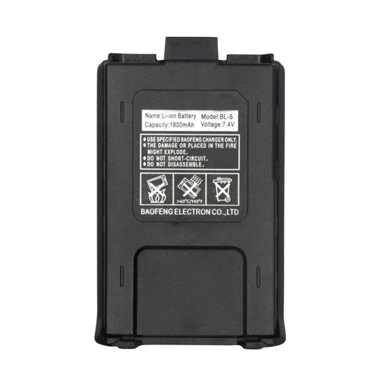 Baofeng uv5r-batería de ion de litio Original de BL-5 de 800mah para accesorios de Radio, Walkie Talkie Baofeng UV 5R Uv-5re 5ra Uv 5r, batería 5R