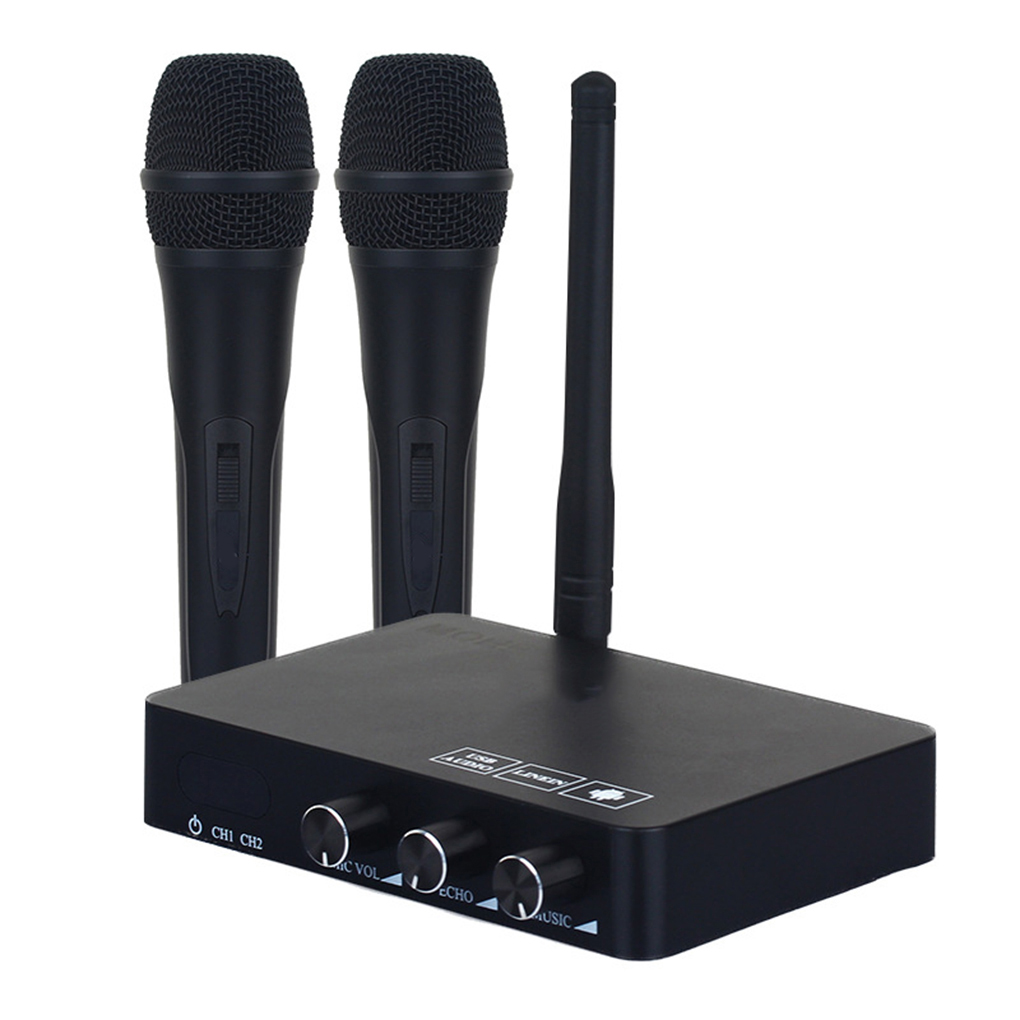 K2 Handheld Draadloze Karaoke Microfoon Karaoke Player Thuis Karaoke Echo Mixer Systeem Digital Sound Audio Mixer Zingen Machine