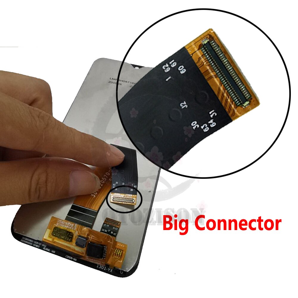 Pantalla LCD de 5,7 pulgadas con marco para SAMSUNG Galaxy A01 , montaje de digitalizador con Sensor táctil, SM-A015F/DS, A015G, A015M: No Frame Big cable