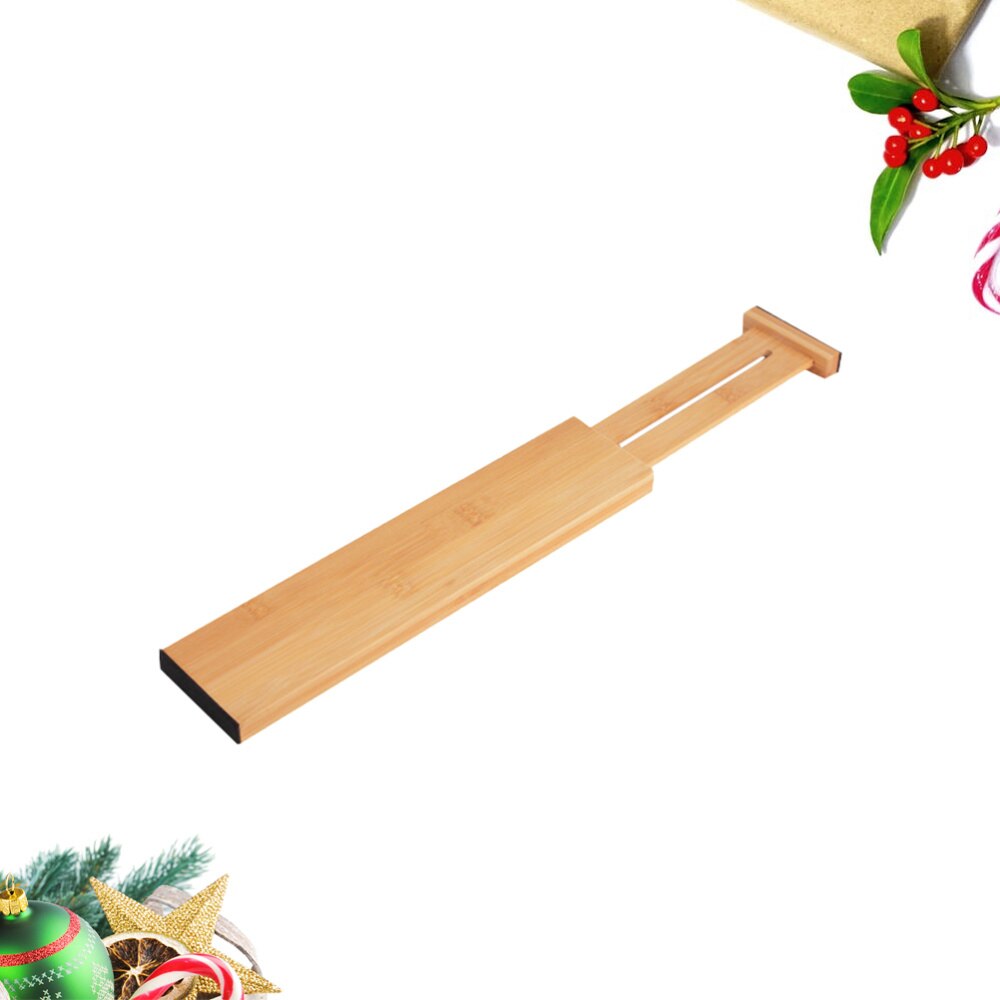 5PCS Adjustable Drawer Divider Bamboo Flexible DIY Separation Board Plate for Closet Drawer