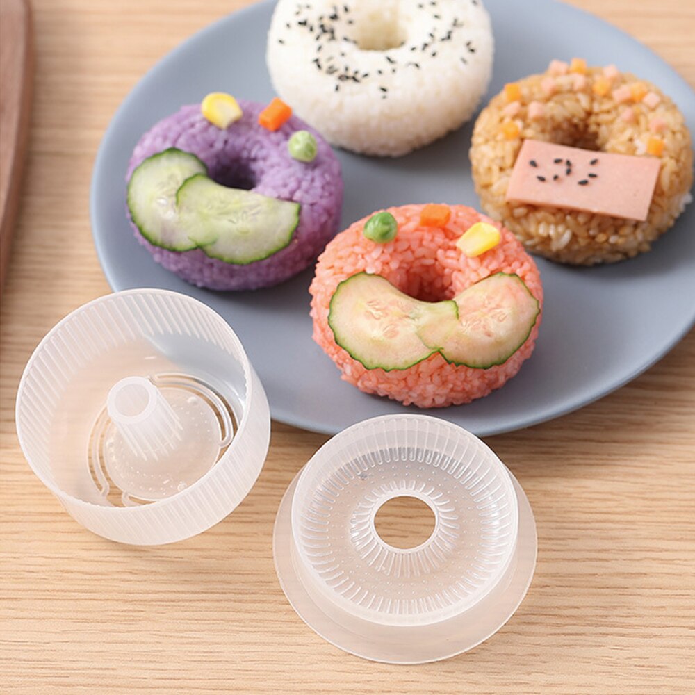 Plastic Doughnut Sushi Mold Kitchen Tools Sushi Maker Rice Molds Vegetable Meat Rolling Tool DIY Cooking Tools: 1