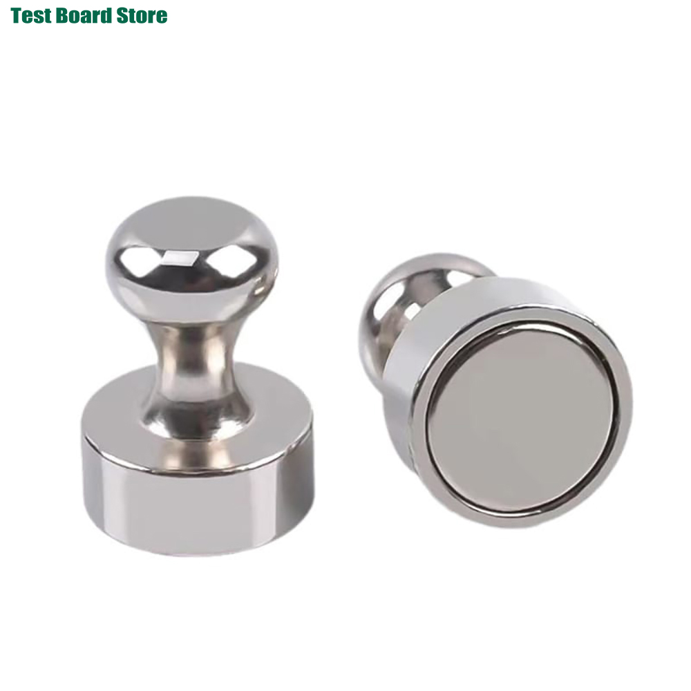 10/20/40/50pcs Strong Push Pin Magnet, Metal Magnet Strong Magnetic Pin Refrigerator Whiteboard Magnetic Pin Office Supplies