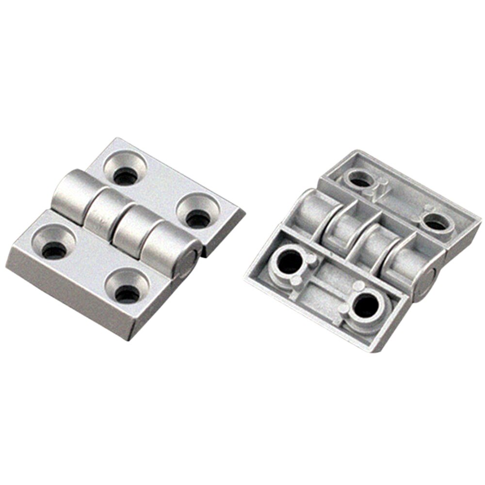 Bisagra metálica de perfil de aluminio, bisagra de aleación de Zinc con tornillos opcionales, 1 unidad, , 3030, 3040, 4040