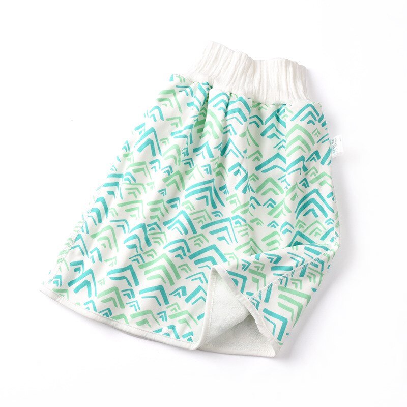 TPU Baby Diaper Skirt Infant Waterproof Toilet Training Pants Anti-Urine Bed Wetting Night Urine Artifact Children Cotton Diaper: A4 / S