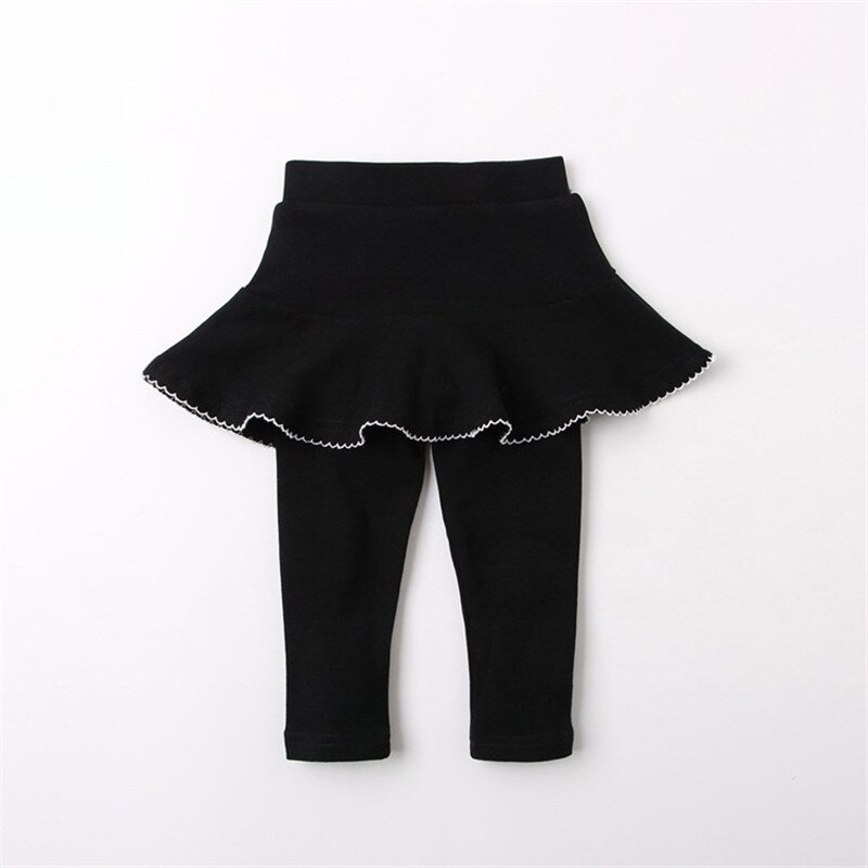 1-6T Peuter Kid Baby Meisje Kleding Lente Ruches Broek Rok Elegante Bandage Stretch Leggings Leuke Zoete Partij club Broek: 2 / 80