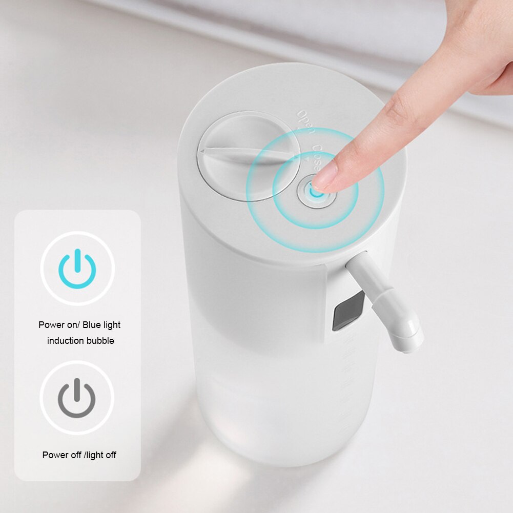 Touchless Automatic Sensor Soap Dispenser USB Charging Home Bathroom Smart Washing Hand Sanitizer Machine Liquid Soap Dispenser