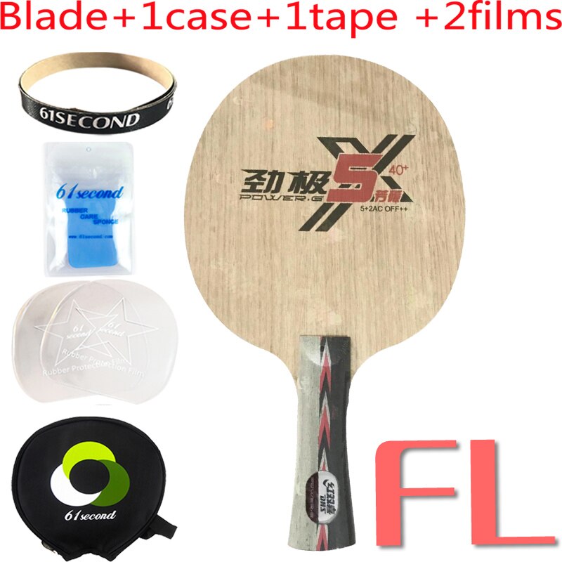 DHS POWER-G 5X PG5-X PG 5 X Table Tennis Blade Arylate Carbon ALC Racket Ping Pong Bat Paddle