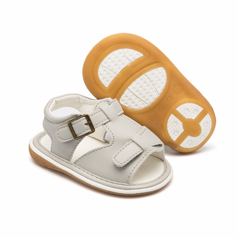 Baby Meisje & Jongen Platte Hak Casual Sandalen Baby Sandalen Gesp Methode Zool Rubber Materiaal Zomer Mode Peuter Sandalen