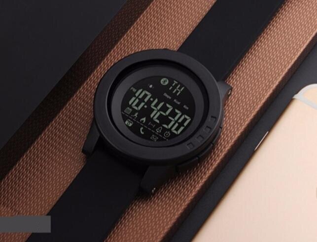 Smart sport uhr lauf kalorien schritt-und-schritt wasserdichte multi-funktion unisex elektronische uhr: Black