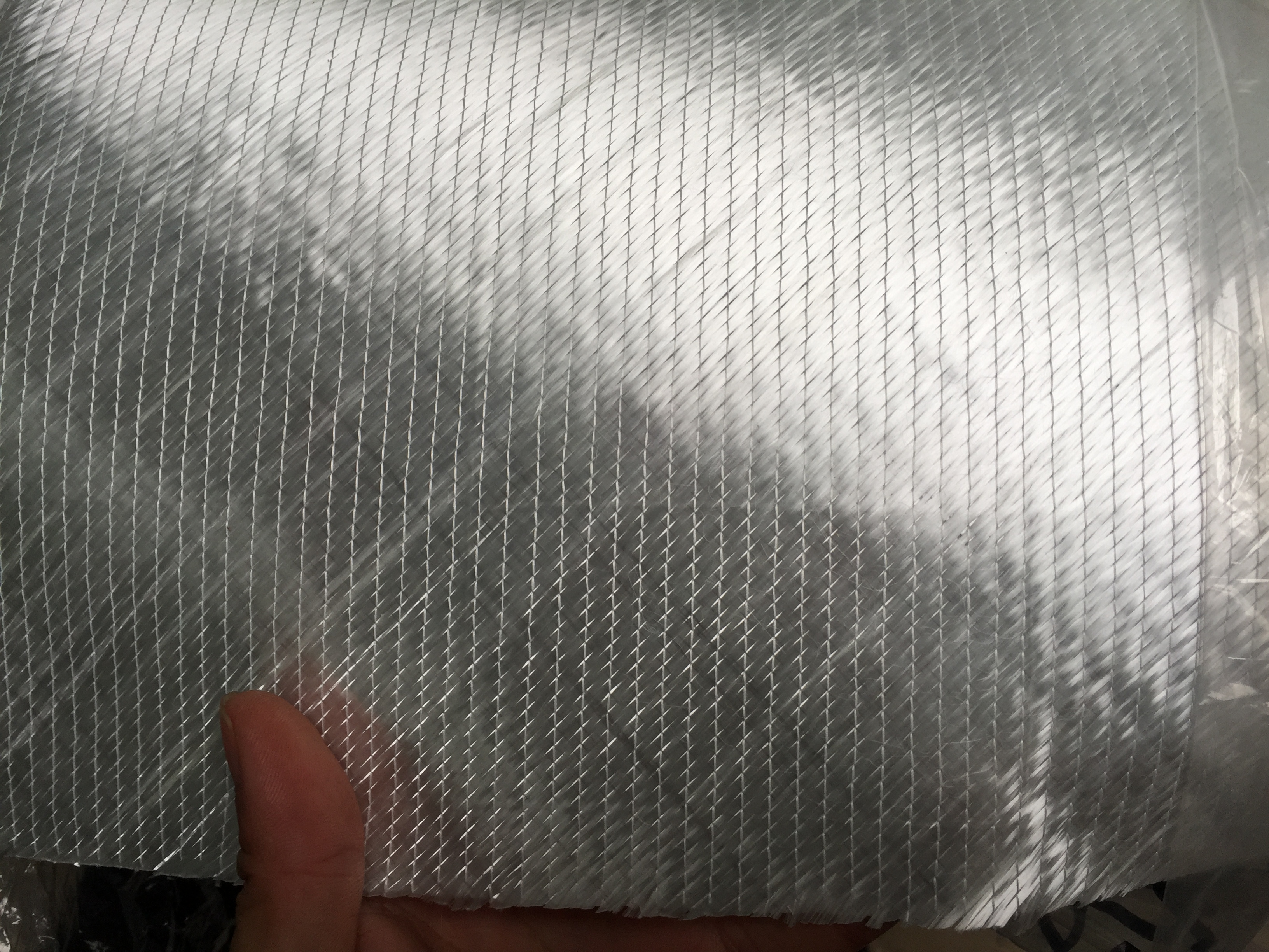 Tela cosida biaxial para barco, fibra de vidrio, 450g