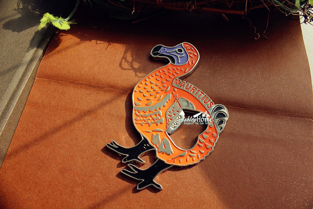 Pájaros DODO Mauricio viajes turísticos recuerdo 3D Metal imán abrebotellas de cerveza