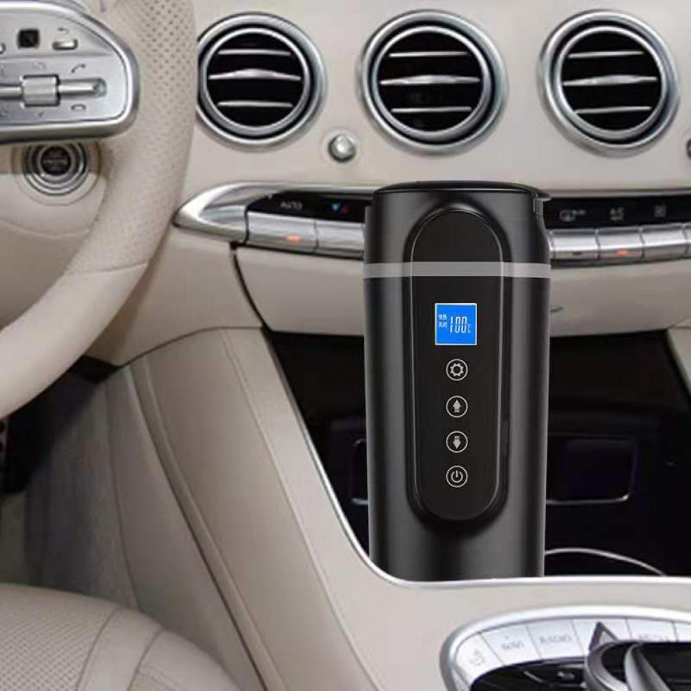 Taza aislante práctica, hervidor de agua para camión de 12V y 24V, doble potencia, taza de calefacción para coche