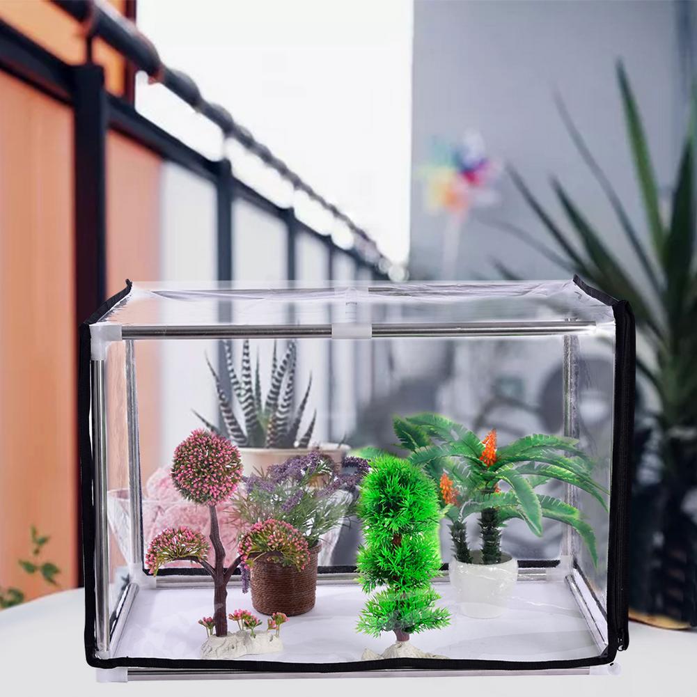 Multifunktionelt varmt hus små planter drivhus beskytte æske regntæt plante krukkedække blomster ly plante vokse telte