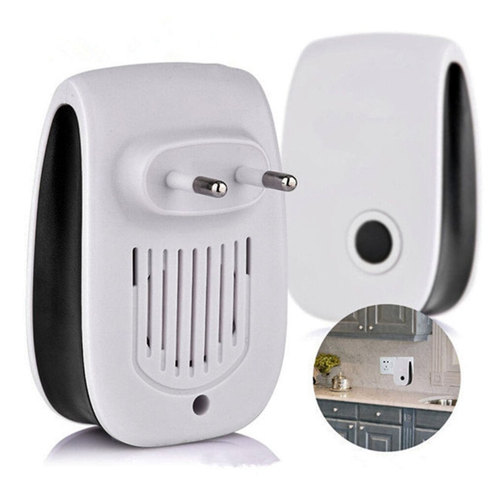 4pcs Ultrasonic Solar Power Mouse Repeller Outdoor Garden Yard Mole Rat Rodent LED Repeller With Solar Energy Panel Outdoor Lamp: EU