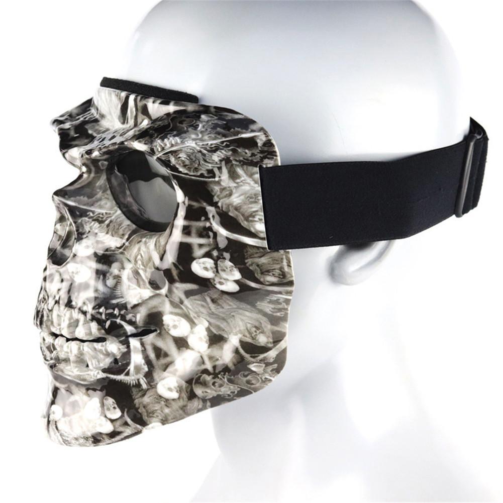 Masque de casque facial, lunettes détachables de Jet Ski, lunettes de Scooter, de Skate, de Motocross, de moto