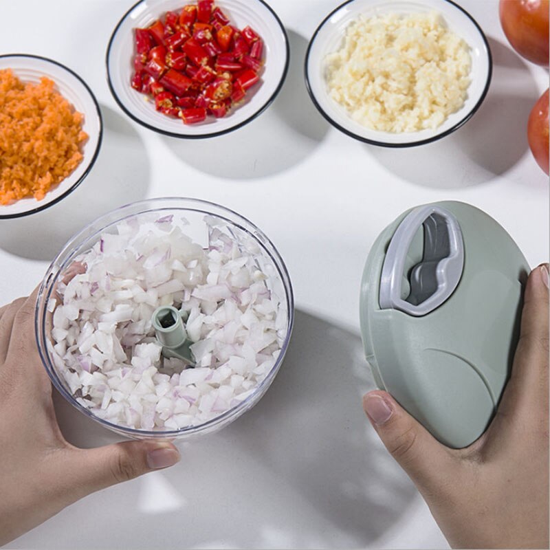 Manual Food Chopper Food Processor Vegetable Fruits Meat Cutter Shredder Garlic Onion Chopper Gadgets for Men Kitchen Gadgets