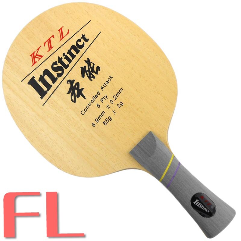 Original KTL Instinct (L-1008, L1008, L 1008) shakehand table tennis / pingpong blade LongShakehand FL: Default Title