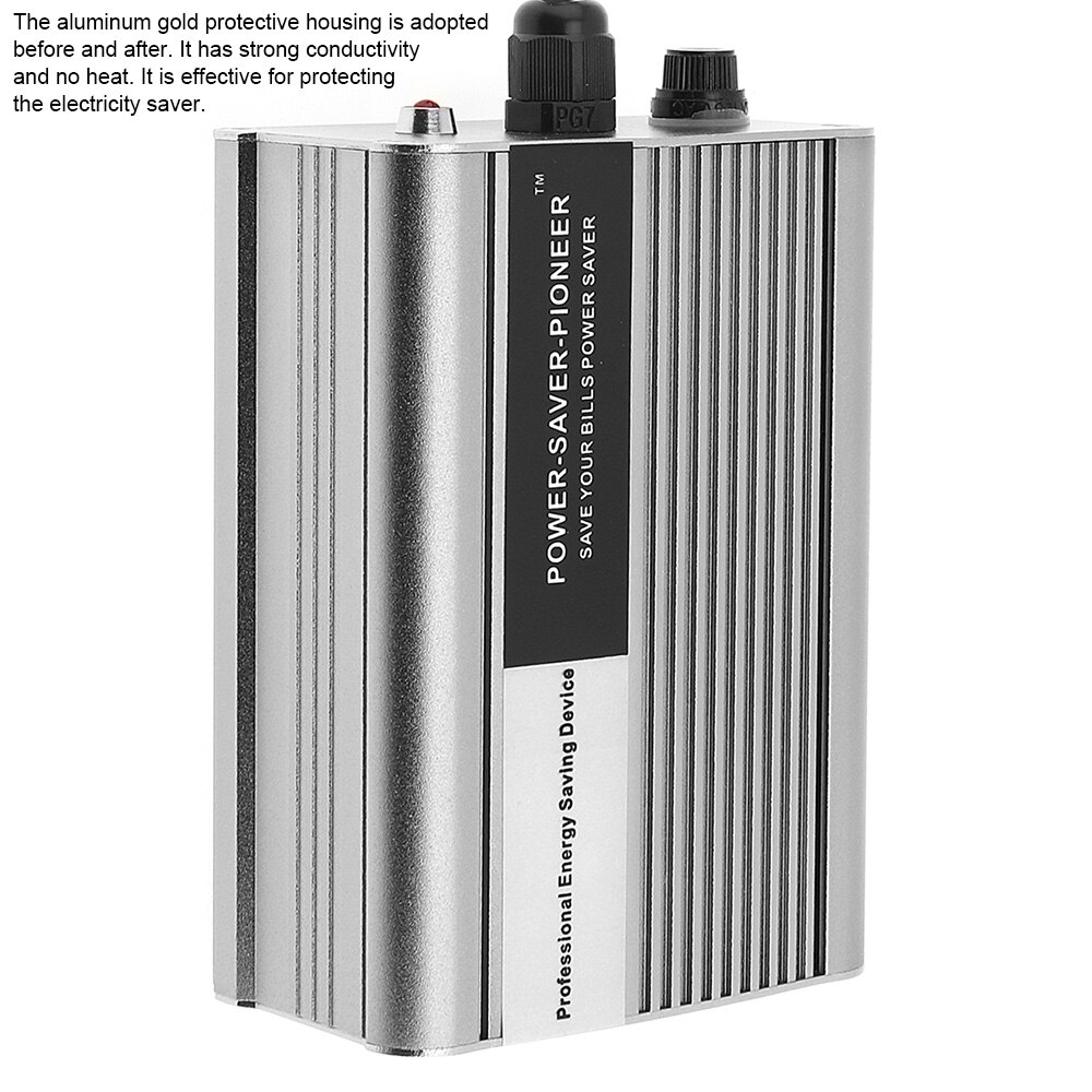 50KW Intelligent Electricity Saving Box 90-250V Power Factor Energy Saver ahorradorde Electricity Bill Killer with EU/UK Plug