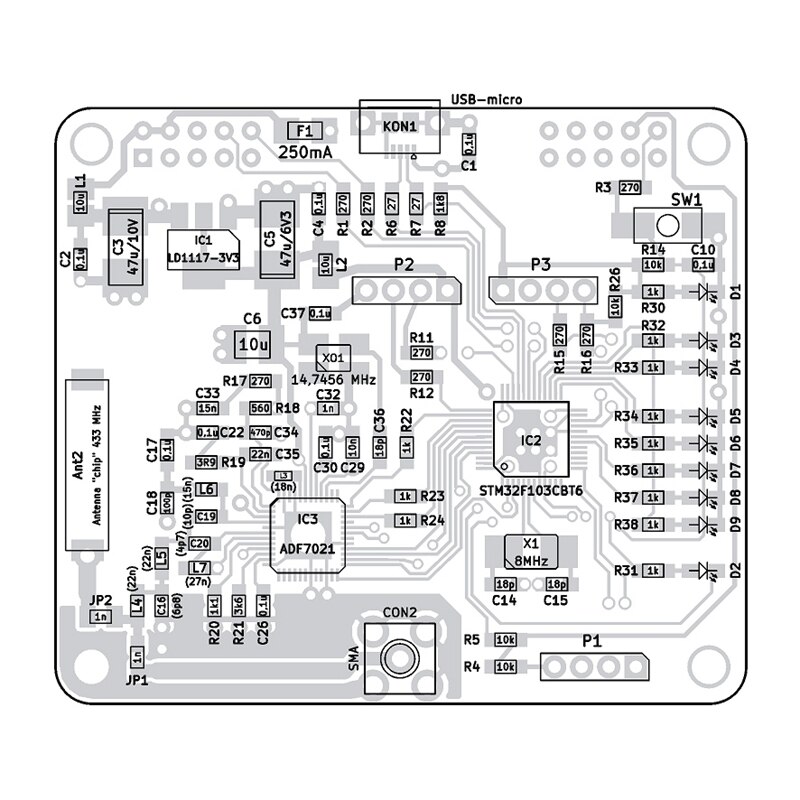 Version 2.0 Mmdvm Hotspot Module P25 Dmr Ysf Nxdn For Raspberry Pi Type B 3B 3B+