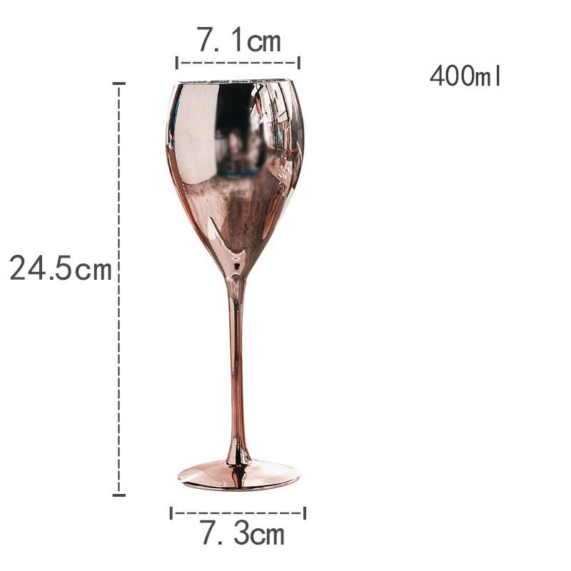 Champagne Fluiten Glazen Crystal Rose Goud Wijn Glas Sap Drink Cocktail Beker Bruiloft Party Huwelijk Wijn Keuken Drinkwaren: C